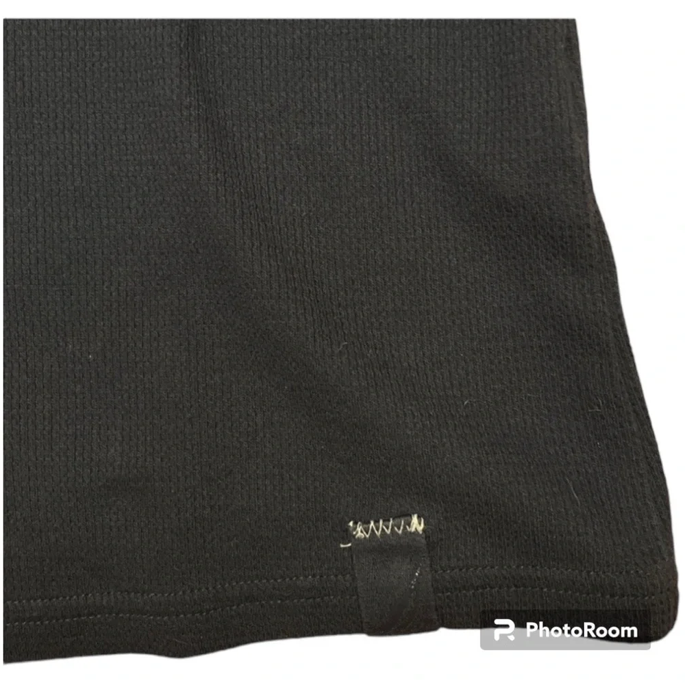 2/$30 Nautica Waffle Shirt LG Nautica Waffle Knit Shirt Top 3/4 sleeve NAVY BLUE